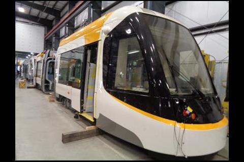 The vehicles are being built at CAF's Elmira plant.